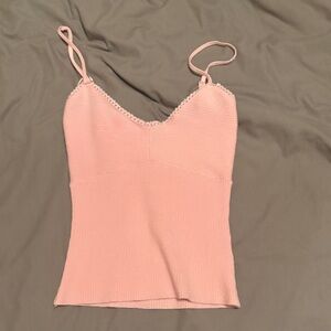 Chic Pink Camisole with Delicate Straps